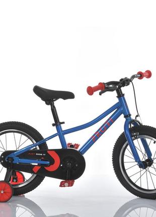 Велосипед дитячий двоколісний profi mb 1607 16" зріст 100-120 см віком 4 до 7 років синій
