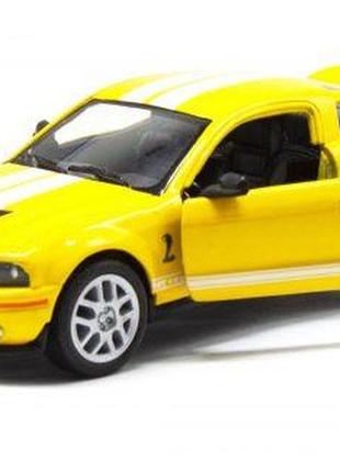 Машинка kinsmart "shelby gt500" (желтая)