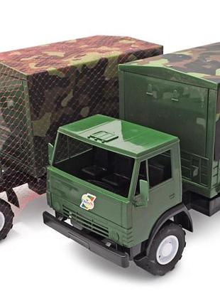 Автомобиль "камаз" военный с тентом, 2 вида, от orion