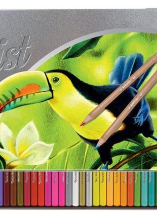Олівці кольорові premium colorino artist 36 кол. в металева коробка
