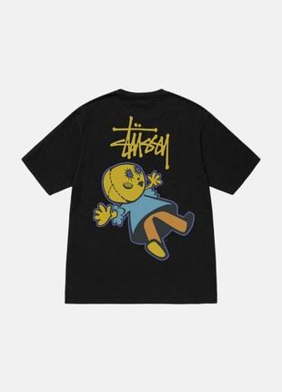 Футболка чорна loys stussy dollie