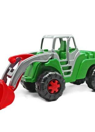 Трактор большой зелений