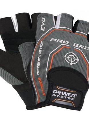 Рукавиці для фітнесу pro grip evo s power system сірий (2000002545286)