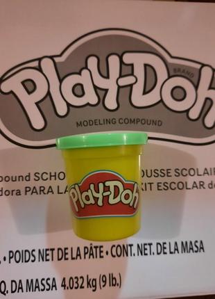 Play-doh modeling compound 3ounces green b9017 плейдо плей до тісто для ліплення 84 грама нетто зелений