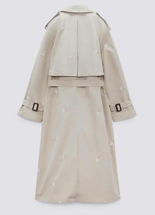Плащ тренч zara 2