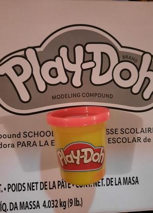 Play-doh modeling compound 3 ounces red  b9017 плейдо плей до тісто ліплення поштучно 84 грама нетто червоний