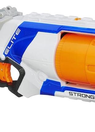Nerf n-strike elite strongarm with rotating barrel 36033 hasbro нерф еліт стронгарм бластер іграшкова зброя