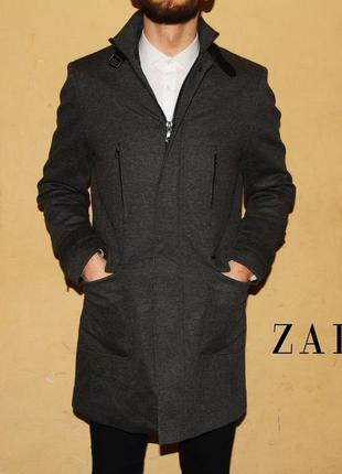 Пальто классическое zara размер m