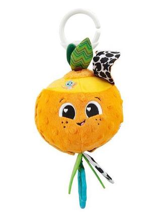 М'яка іграшка-підвіска lamaze апельсинка з прорізувачем (l27384)