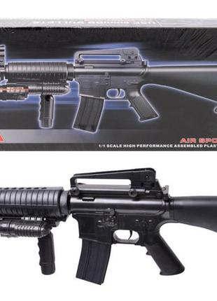 Автомат дитячий m16(p.1158a)на кульках, лазер, світло від cyma