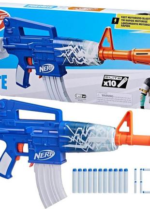 Nerf fortnite blue shock f4108 hasbro нерф фортнайт блу блакитний шок бластер автомат іграшкова зброя