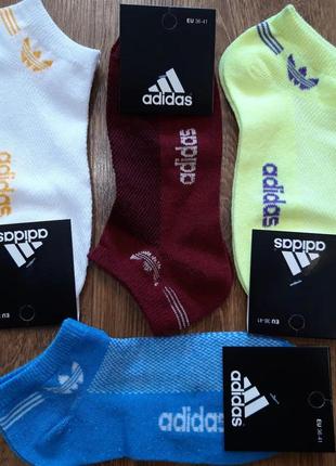 Женские носки короткие сетка adidas