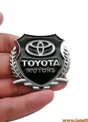 Авто значок toyota motors наклейка на машину двери авто значки марки машин наклейки на бампер стекло капот