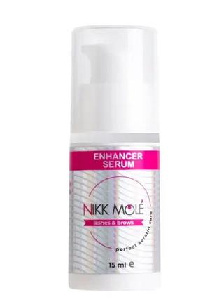 Средство nikk mole perfect keratin care, 15 мл для восстановления бровей и ресниц