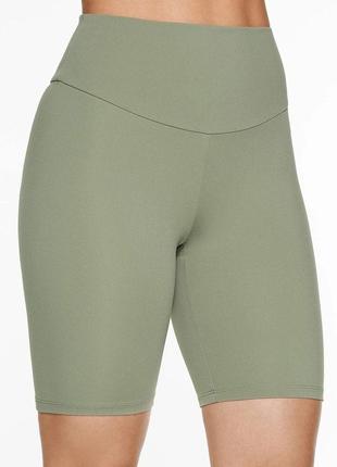 Женские спортивные велосипеды oysho, высокие эластичные шорты для спорта6 фото