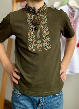 Рубашка вышиванка 98-128 см для мальчиков