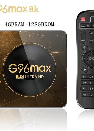 Smart tv box g96-max android 13 смарт приставка2 фото