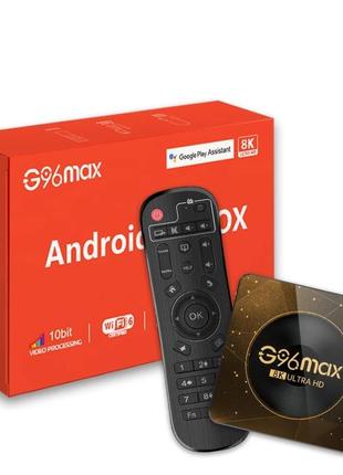 Smart tv box g96-max android 13 смарт приставка