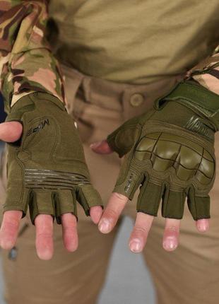 Тактичні рукавички mechanix m-pact 3 olive вт6049