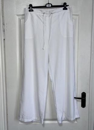 Брюки жіночі білі , штани жіночі літні легкі