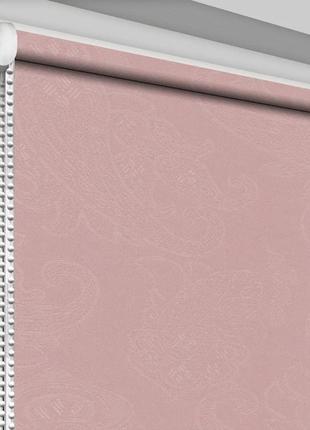 Рулонна штора тм "decosharm" арабеска 1842 відкритого типу рожевий