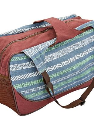 Сумка для фитнеса и йоги kindfolk yoga bag zelart fi-8366-3 серый-синий