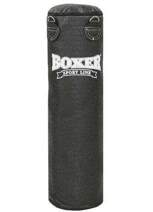 Мішок боксерський циліндр кирза h-120см boxer класик 1002-02 (наповнювач-дрантя х-б, d-33см, вага-31кг,