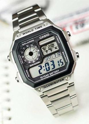 Годинник casio ae 1200 карта міра