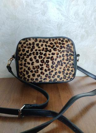 Шкіряна сумка кросбоді