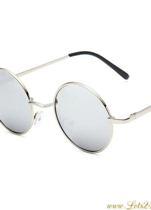 Солнцезащитные поляризационные очки как у джона ленона микки рурка леона киллера ретро хиппи стимпанк