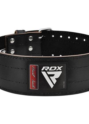Пояс для пауерліфтингу rdx rd1 шкіряний black s