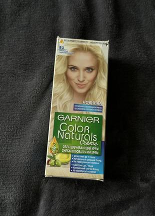 Стійка крем-фарба з трьома маслами garnier color naturals1 фото