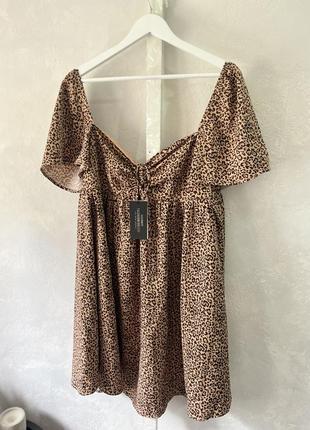 Новое леопардовое платье, платье у леопардовый принт
