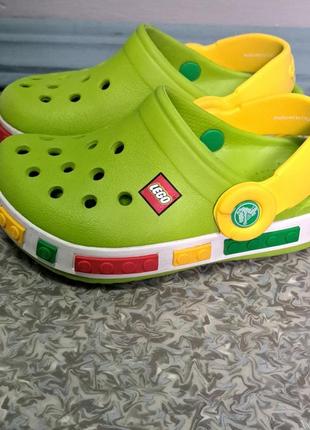 Кроксы crocs lego c 6-7 стелька 14см