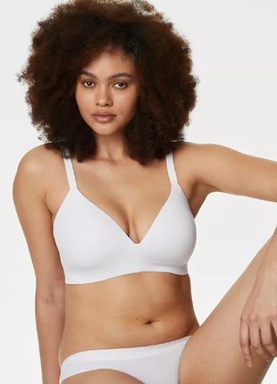 Eur 80е базовый комфортный бюстгальтер без косточек лифчик бюст