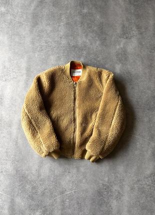 Collusion oversized sherpa jacket  шерпа