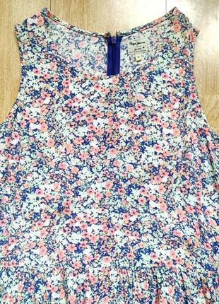 Платье pepe jeans london (100% вискоза),s/m 2