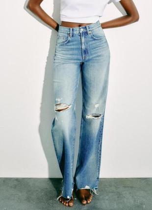 Трендовые джинсы zara 36 размер