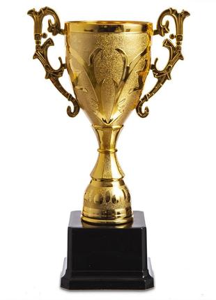 Кубок спортивний із ручками zelart c-0351a висота 23,5 см золото