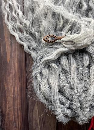 Дредокудри, афрокудри, кудри ариель серебристые в наличии