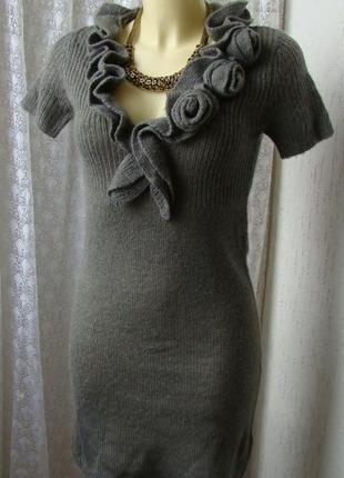 Платье теплое вязаное fresh made р.40-42 7168