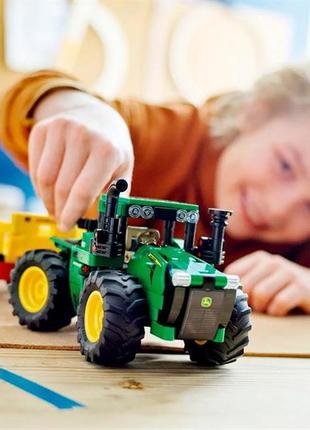 Конструктор lego technic трактор john deere 9620r 4wd 390 деталей (42136)