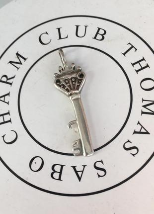 Серебряная подвеска ключ серебро 925 стерлинг англия