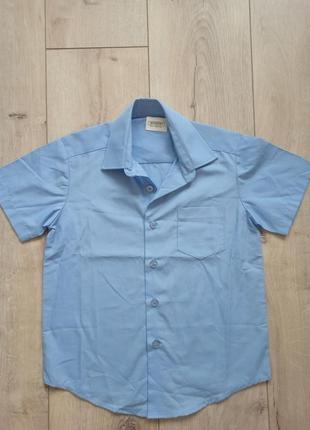 Рубашка для мальчика george голубой  128 см