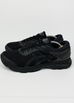 Кросівки asics gel-kayano 25 1011a019 black оригінал чорні бігові розмір 44