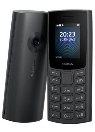 Мобільний телефон nokia 105 ss 2023 (no charger) charcoal продаж