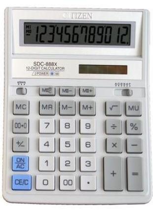 Калькулятор citizen sdc-888xwh (1303xwh)