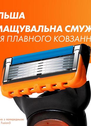 Змінні касети для гоління (леза картриджі) чоловічі gillette fusion5 power 8 шт6 фото