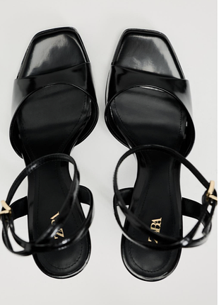 Лакові босоніжки zara6 фото