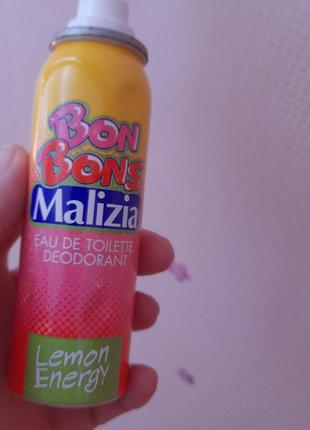 Папфум дезодорант maluzua, італія lemon energy